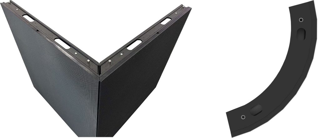 Right angle LED display