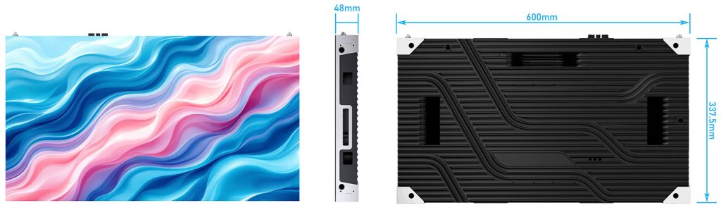 Ultra thin LED display