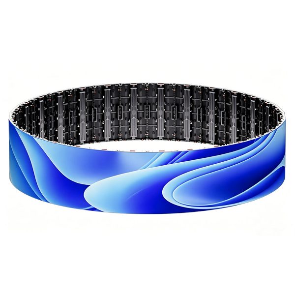 Cylindrical LED display