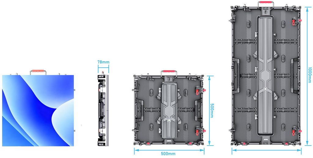 LED display dimensions