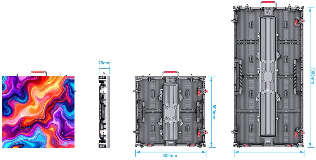 LED screen dimensions