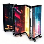 Foldable LED display