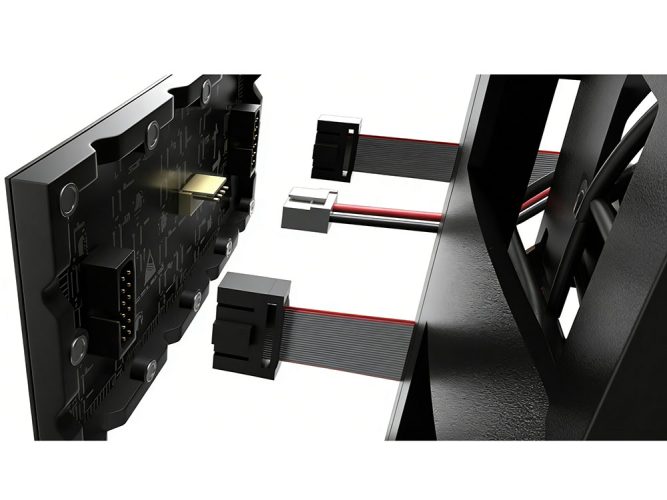 Front service LED module